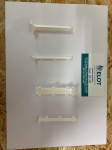Wszystkie akcesoria do listwy białej aluminiowej 8 cm białej
