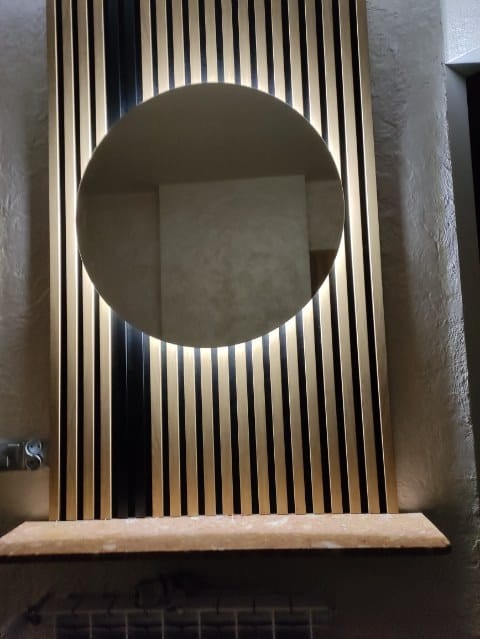 lamele scienne z lustrem dąb