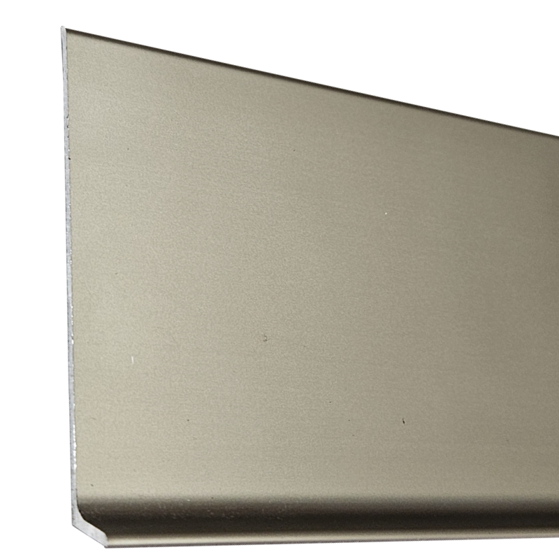 listwa przypodłogowa aluminiowa a kolorze szampan 8cm