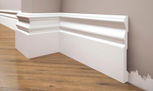 Listwa biała styrodurowa przypodłogowa