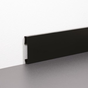 Listwa aluminiowa czarna kwadratowa 8 cm