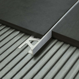 Listwa aluminiowa narożna do płytek 12,5 mm biała  matowa 270 cm Profilitec