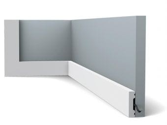aranżacja  Niskiej listwy przypodłogowej FD7S NMC 70x15mm