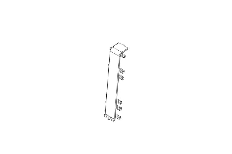 Cezar lacznik listwy hi line 89 bialy mat schemat