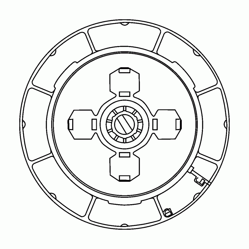Wspornik tarasowy regulowany z głowicą spoziomująca 28-43mm rysunek tech 2 front.gif