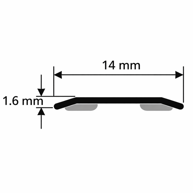 listwa progowa wąska 14mm