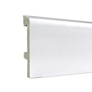 Biała listwa cokołowa styrodurowa VICTORIA