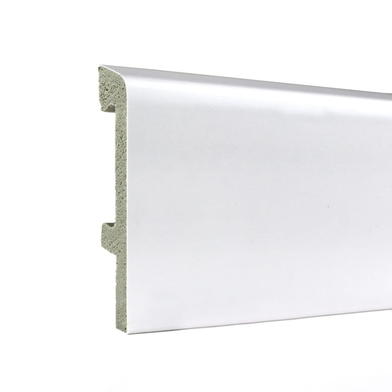 Biała listwa cokołowa styrodurowa VICTORIA