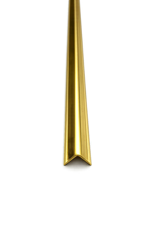 mały kątownik złoty mosiężny 10x10mm