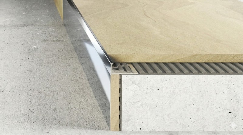 listwa aluminiowa  narożna typu L a50 elektropoler