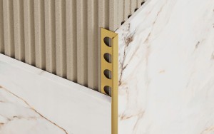 listwa zakończeniowa do glazury złota stalowa