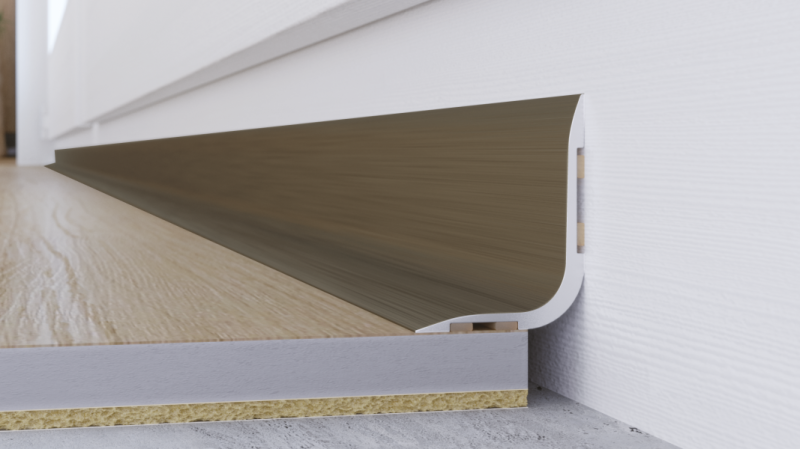 Aranżacja listwy przypodłogowej