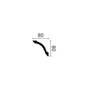 listwa 80x80mm sztukateryjna przysufitowa.webp