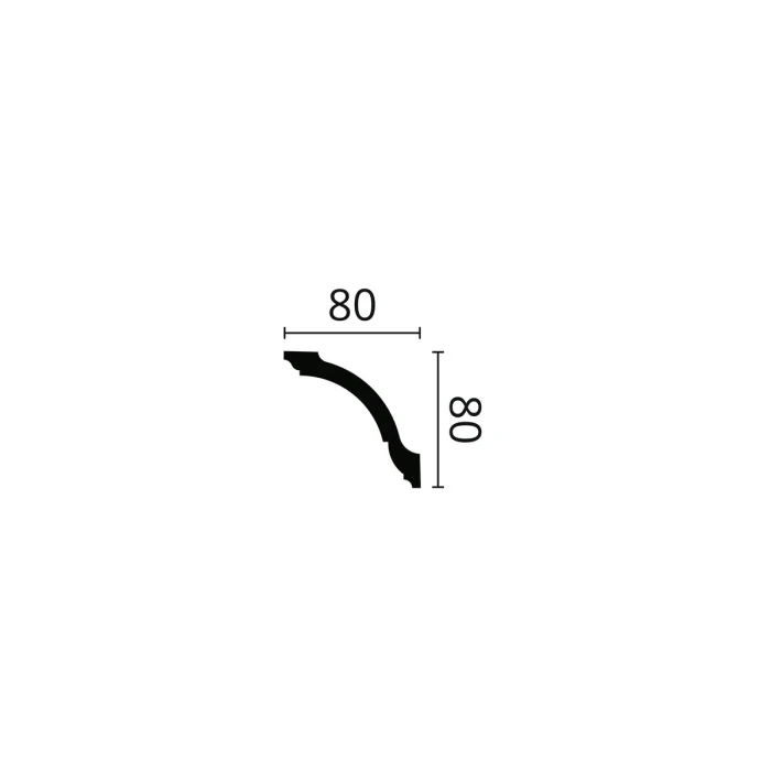 listwa 80x80mm sztukateryjna przysufitowa.webp