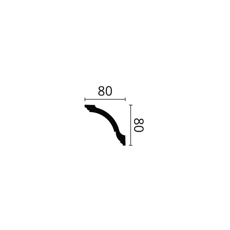 listwa 80x80mm sztukateryjna przysufitowa.webp
