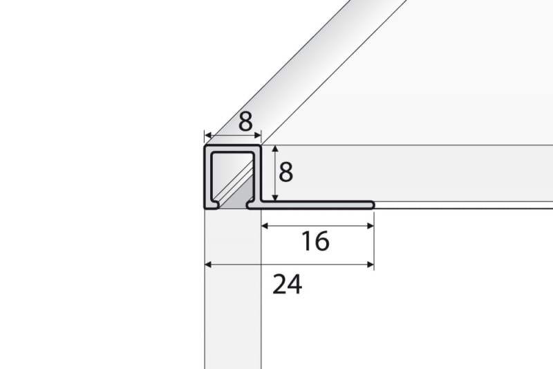 listwa zakończeniowa do glazury a86  EFFECTOR