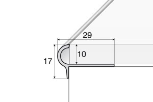 a80 Profil schodowy półokrągły EFFECTOR